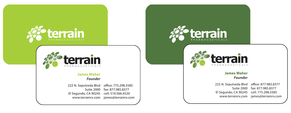 Terrain Business Cards