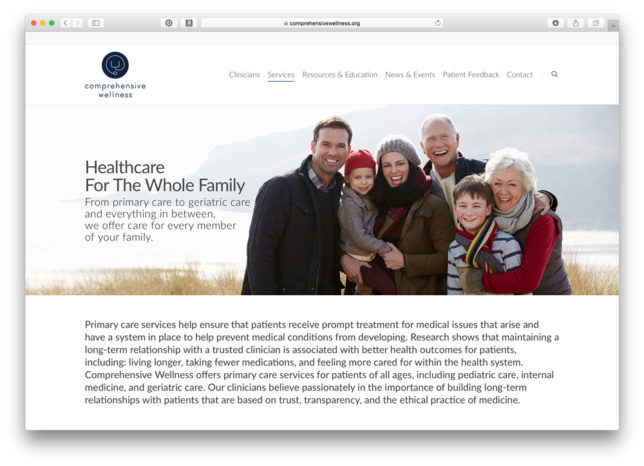 Comprehensive Wellness - Website
