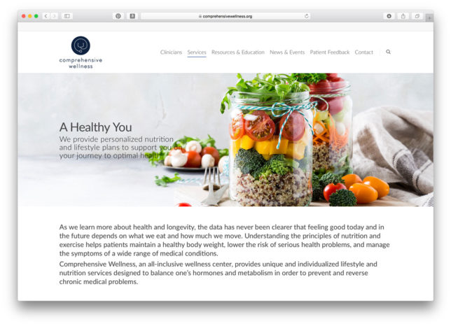 Comprehensive Wellness - Website