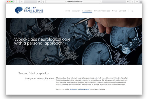 East Bay Brain & Spine Medical Group - Website
