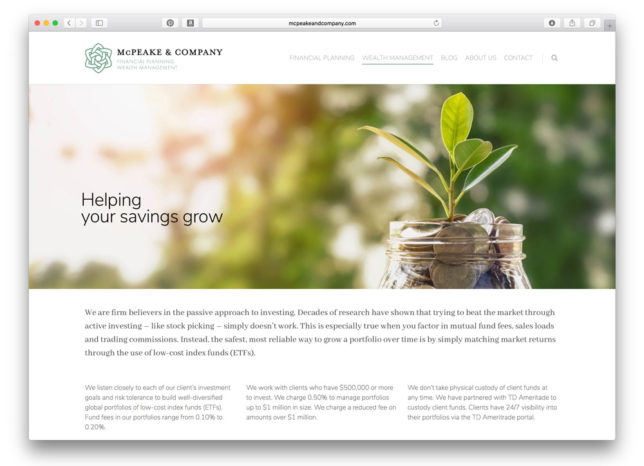 McPeake & Company - Website