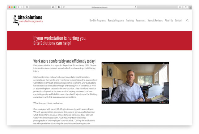 Site Solutions - Website