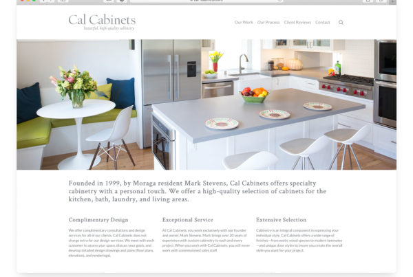 Cal Cabinets - Website Homepage