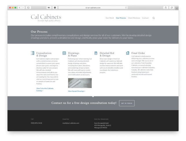 Cal Cabinets - Website