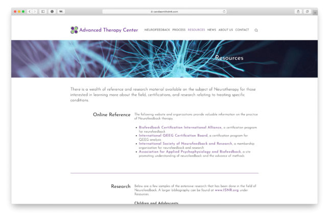 Advanced Therapy Center - Website
