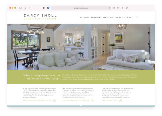 Darcy Smoll - Website Homepage
