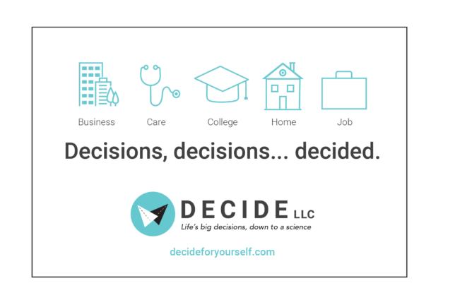 Decide LLC - postcard campaign