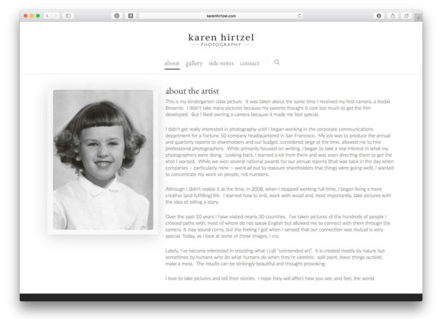 Karen Hirtzel website